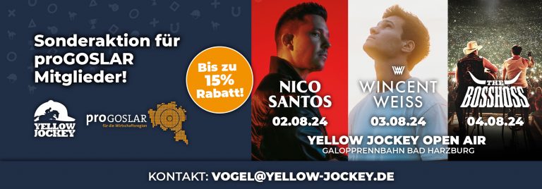 Mehr über den Artikel erfahren Rennbahn-Open Air mit Nico Santos, Wincent Weiss und The BossHoss